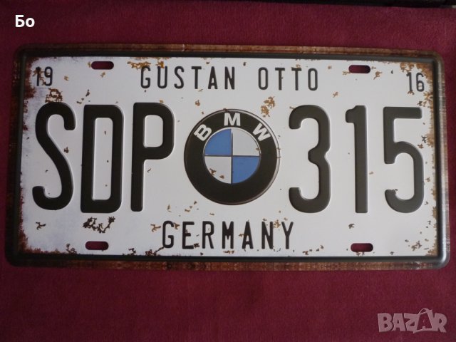 метални табели Porsche, BMW, VW, Coca Cola, Harley-Davidson, снимка 6 - Колекции - 38819714