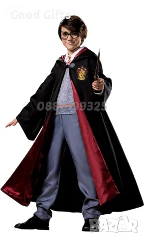 Детски костюм на Хари Потър Harry Potter костюм с аксесоари , снимка 5 - Детски комплекти - 47673088