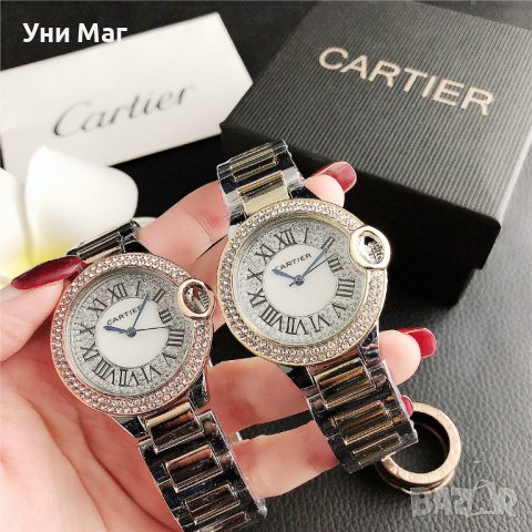 Луксозен дамски ръчен часовник CARTIER. Часовник подарък за жена. Ръчен водоустойчив часовник.