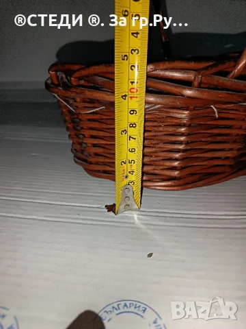 Ратанова кошница, снимка 7 - Декорация за дома - 50926817