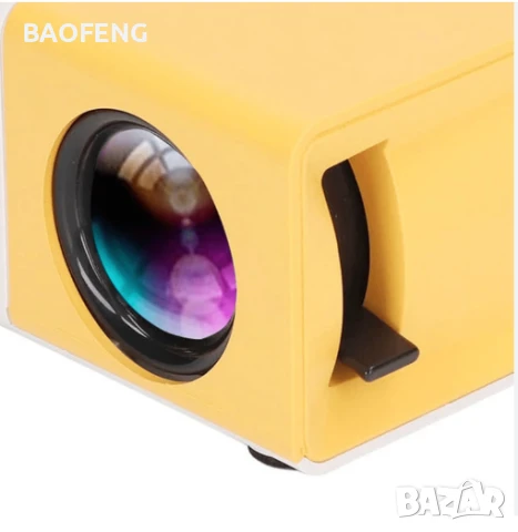 Нов YG300 Мини LED видео проектор/Full HD/забавления за деца/домашно кино/HDMI/USB/дистанционно, снимка 10 - Плейъри, домашно кино, прожектори - 50702495