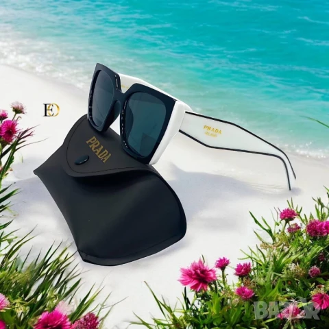 очила с калъф, кутия и ув защита prada miu miu , снимка 18 - Слънчеви и диоптрични очила - 50983334