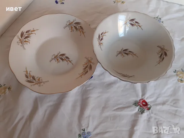 2 комплекта от чиния и купа нови, снимка 3 - Сервизи - 49111008