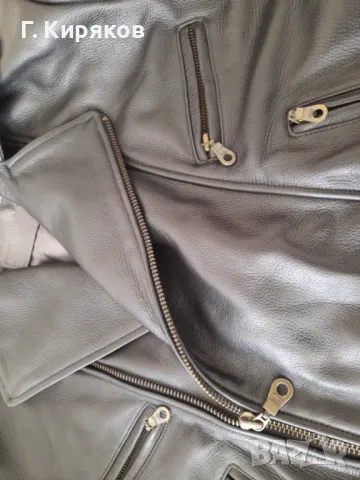 оригинално мъжко яке от естествена кожа, снимка 14 - Якета - 48365863