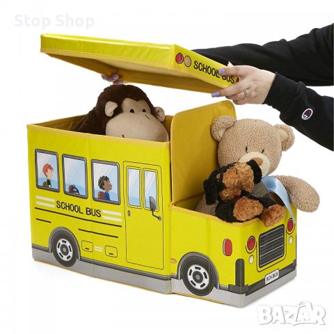 Детски автобус за игра сгъваема табуретка, снимка 3 - Столове - 40121649