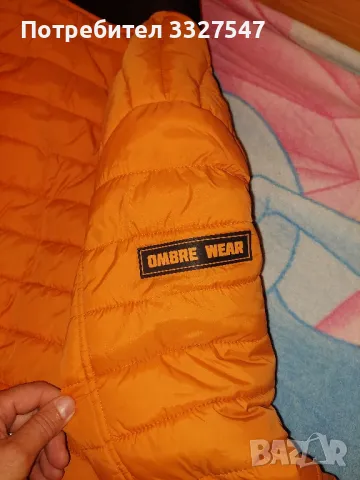 Оранжево яке бомбър, снимка 4 - Якета - 47779605
