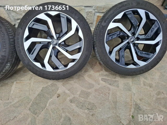 21"Оригинални Джанти с гуми Ауди Е-tron , снимка 3 - Гуми и джанти - 54206537