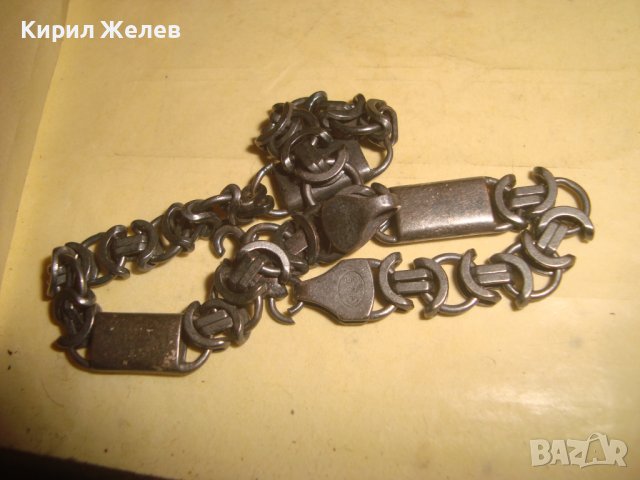 УНИКАЛНО РЯДКА СРЕБЪРНА ВИНТИДЖ ГРИВНА ОКСИДИРАНО " ЧЕРНО " СРЕБРО 925 ПРОБА РЕТРО АРТ ПЛЕТКА 32519, снимка 12 - Гривни - 38323665