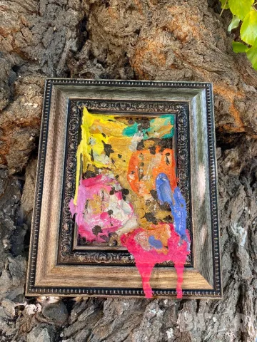 Авторска картина абстракция , снимка 10 - Картини - 42071375