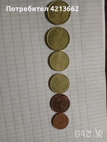 рядко срещани Евро монети грешни в матрицата иот първите 1999г за колекционери 