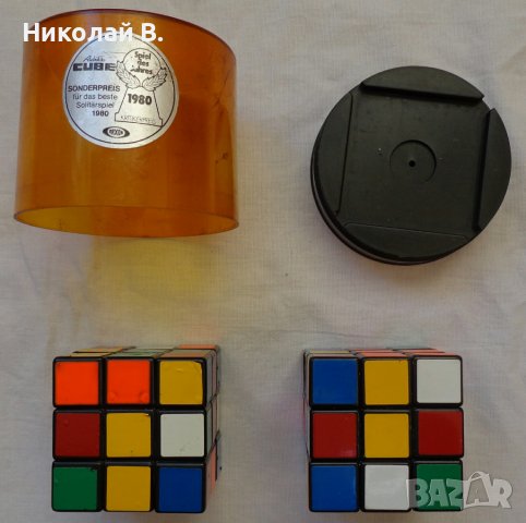 Оригинално Унгарско кубче Рубик Rubiks CUBE tm два броя употребявани, снимка 9 - Колекции - 36850358