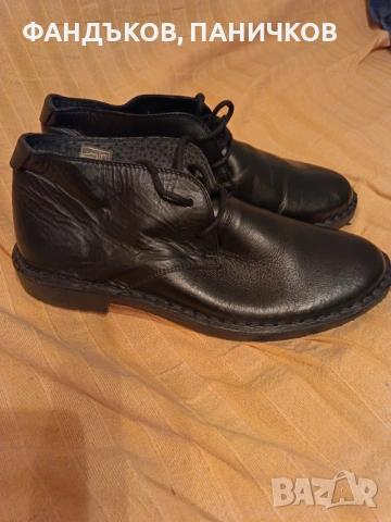 Продавам чисто нови български кожени боти номер 42 , снимка 4 - Мъжки боти - 53179142