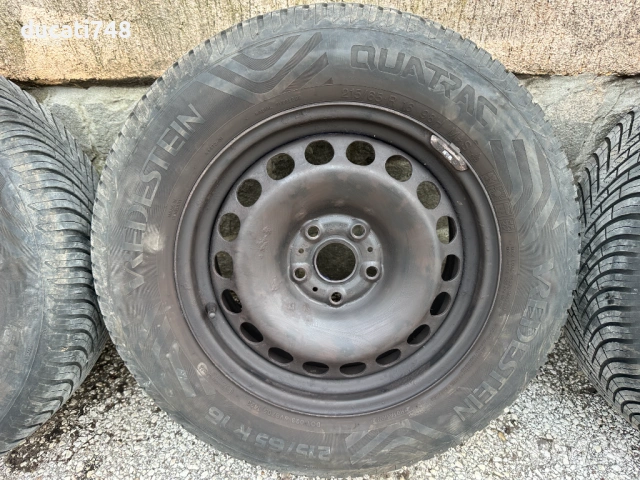 4бр. железни джанти 16" 5х112 - VW, Audi, Skoda, Seat - VAG, снимка 5 - Гуми и джанти - 53928572