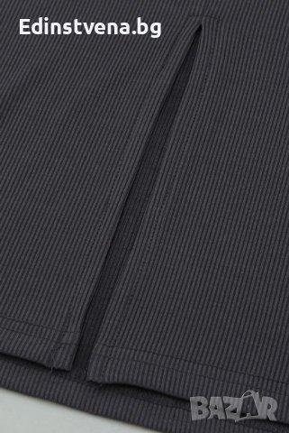 Дамска къса рокля в сиво, снимка 8 - Рокли - 39578111