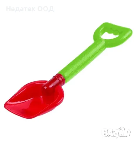 Пластмасова лопадка за пясък, Зелен, 28,5 см.