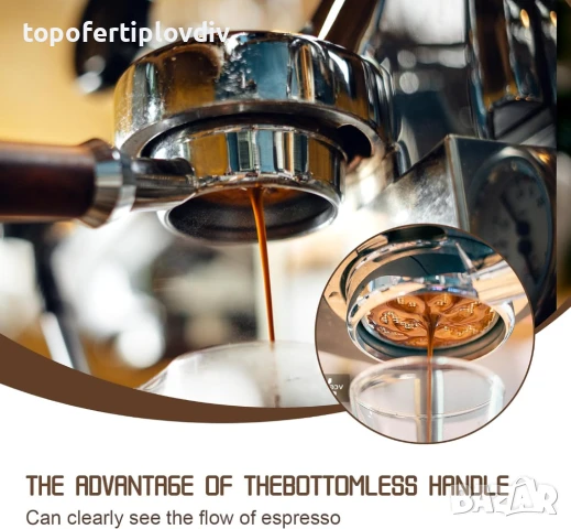 Ръкохватка/портафилтър за  DeLonghi Dedica  51 мм,EC680/EC685/EC785/EC820/E, снимка 2 - Кафемашини - 50535071