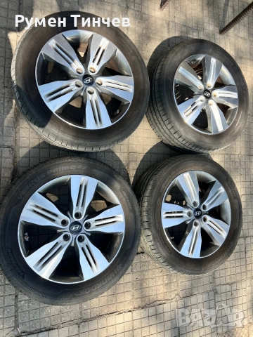 Оригинални джанти за хюндаи с летни гуми 18ки