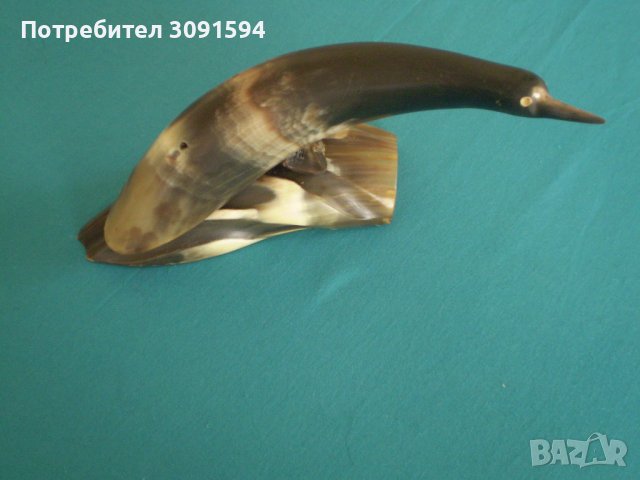 Фигура от моржова кост Лого ретро месокомбинат Плевен