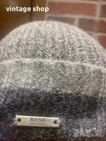 Мъжки каскет вълна и кашмир и мъжка шапка фина вълна Hugo Boss, снимка 7 - Шапки - 56223285