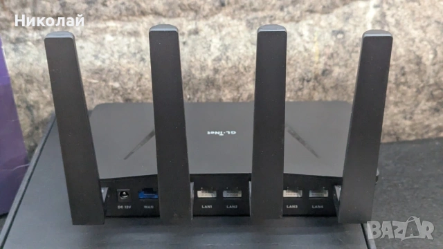 GL.iNet Flint (GL-AX1800) - WiFi 6 AX1800 с фабричен OpenWRT! 2 броя, снимка 3 - Рутери - 54039494