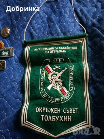 Значки и знаме 