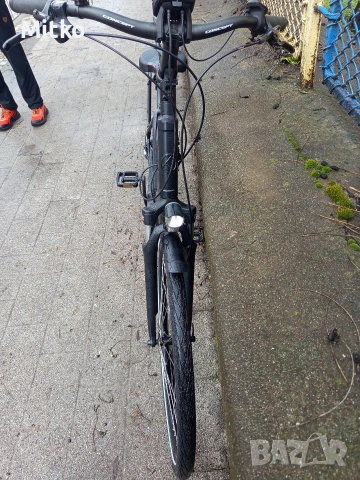 28 цола електрически алуминиев велосипед с 21 скорости усилени капли амортисьори предни като нов , снимка 8 - Велосипеди - 53373053