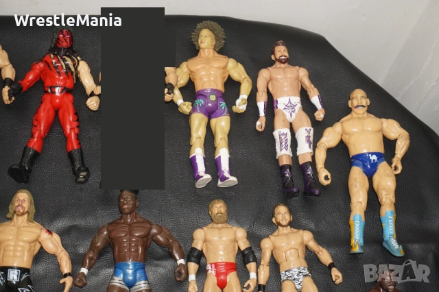 28 Кеч Фигури Iron Sheik/Braun Strowman/Kofi Kingston/Kurt Angle/Roderick Strong/TJP/CM Punk/Edge, снимка 5 - Колекции - 51856221