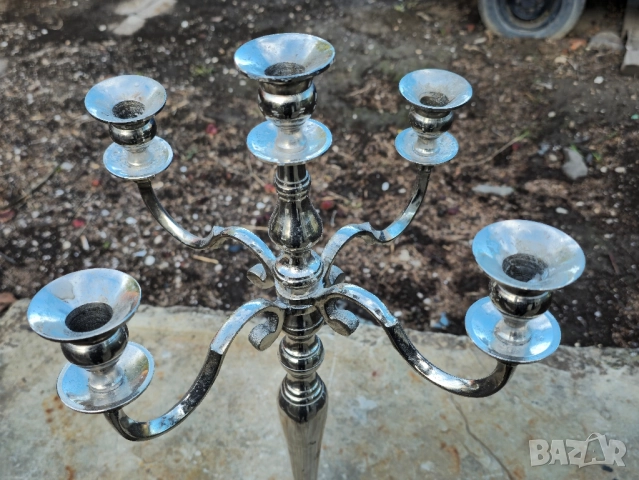 Голям Метален Свещник Петица , снимка 5 - Декорация за дома - 51954981