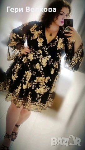 Макси нова официална еласточна рокля, снимка 5 - Рокли - 52964694