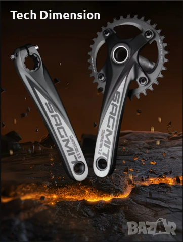 Курбели  куха ос Sagmit Generation 3.0 36T NW + средно Hollowtech, снимка 2 - Части за велосипеди - 54334428