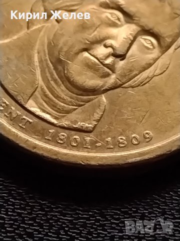 Възпоменателна монета 1 долар THOMAS JEFFERSON 3 президент на САЩ (1801-1809) за КОЛЕКЦИЯ 38066, снимка 7 - Нумизматика и бонистика - 40765837