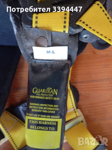 Предпазен колан за работа на височина Guardian M-L, снимка 3 - Други инструменти - 52215762