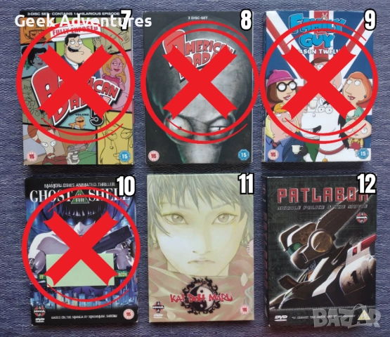 DVD Boxsets - Manga, Akira, Tyson, American Dad, Curb на Английски Език, снимка 2 - DVD филми - 48257257