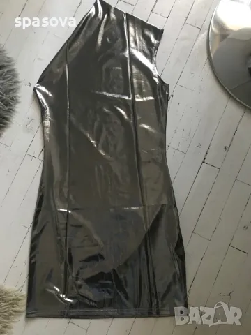 Дамска рокля металик S, снимка 2 - Рокли - 50088657