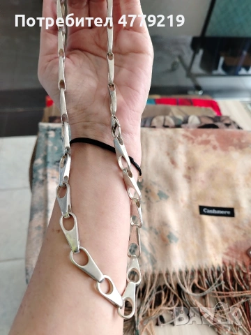 Масивен сребърен ланец , снимка 8 - Колиета, медальони, синджири - 54106114
