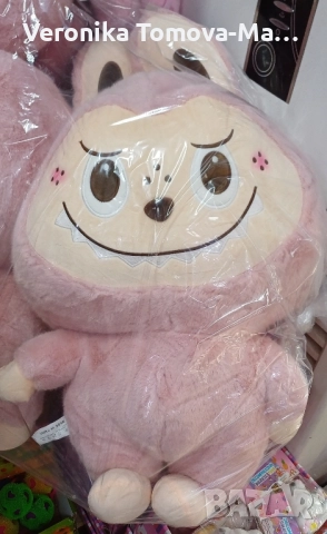 Лабубу плюшена играчка 80см 100см 