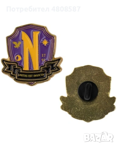 2 броя значки Wednesday, снимка 2 - Други - 54360073