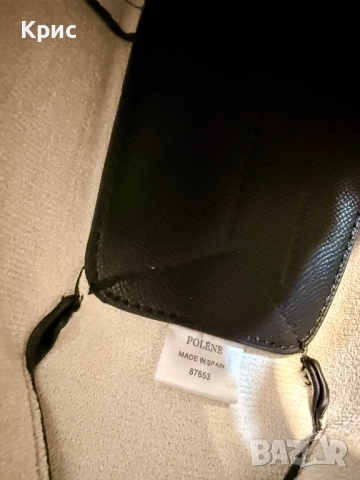 Голяма кожена чанта Polene в три цвята., снимка 5 - Чанти - 52842157