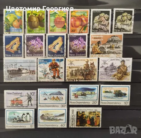 Нова Зеландия 68 бр. К.1, снимка 2 - Филателия - 48873944
