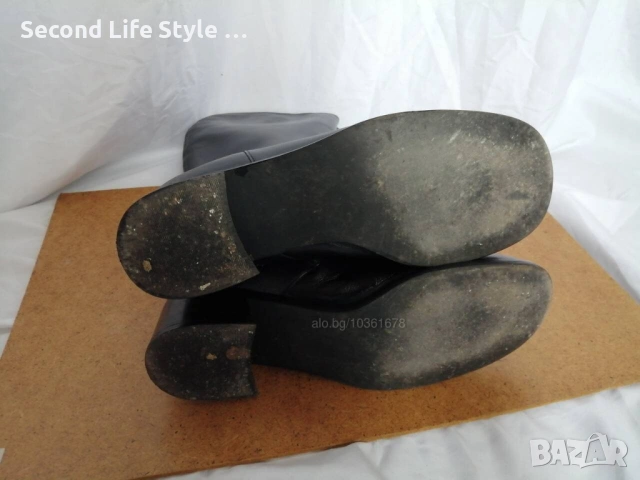 № 39 дамски ботуши естествена кожа, снимка 9 - Дамски ботуши - 53336758