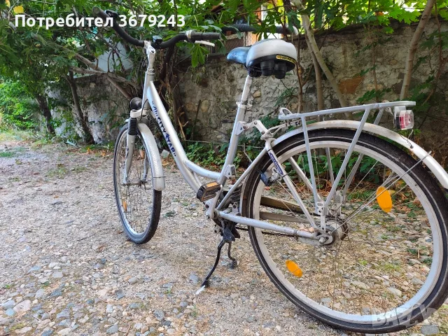 Алуминиев градски велосипед Alu City Star 26" / 28" – С две амортисьора (Full Suspension), снимка 2 - Велосипеди - 55947110