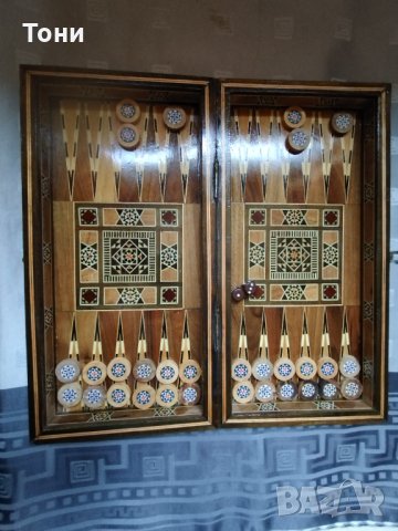 Луксозна дъска за табла, комплект за шах и табла, снимка 8 - Шах и табла - 35358576