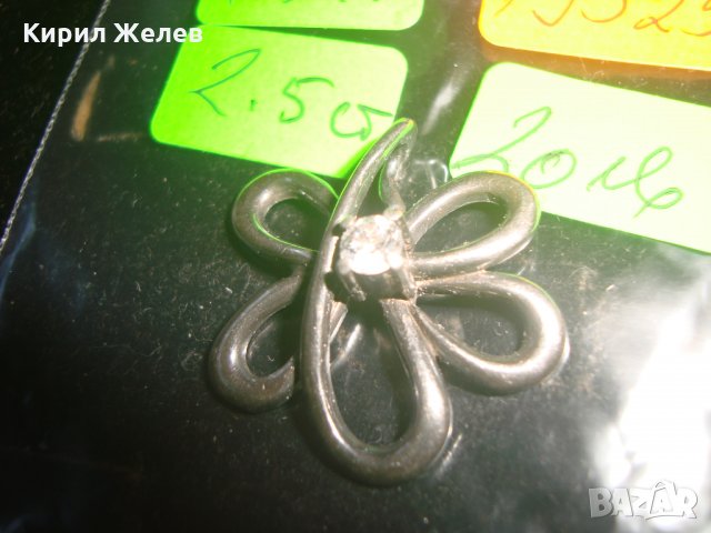 СРЕБЪРЕН ФЛОРАЛЕН ПЕНДАНТ СРЕБРО 925 ВИСУЛКА с ЦИРКОН 19525, снимка 3 - Колиета, медальони, синджири - 31576135