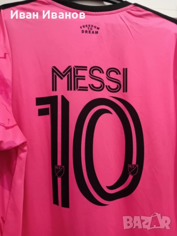 Оригинална фланелка на Интер Маями - Лео Меси, снимка 3 - Футбол - 51652028