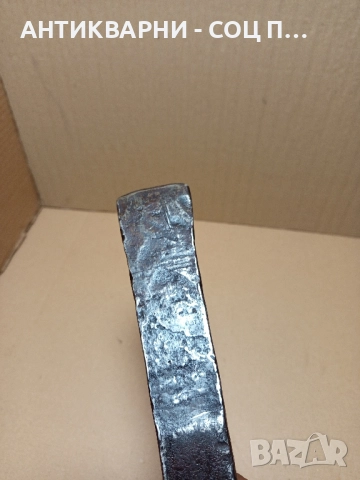 Соц Стар Ръчно Кован Клин За Цепене На Дърва Трупи Тегло 1.900кг., снимка 5 - Антикварни и старинни предмети - 52102086