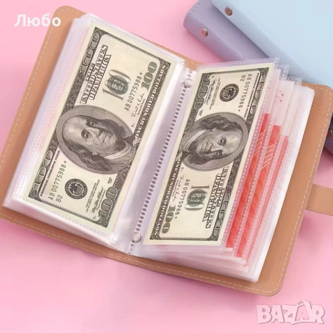 Албум за 100 банкноти, класьор за банкноти колекция пари калъф джоб, снимка 3 - Нумизматика и бонистика - 53931238