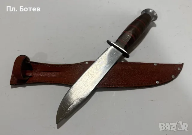 Стар български соц нож, снимка 4 - Ножове - 56207515