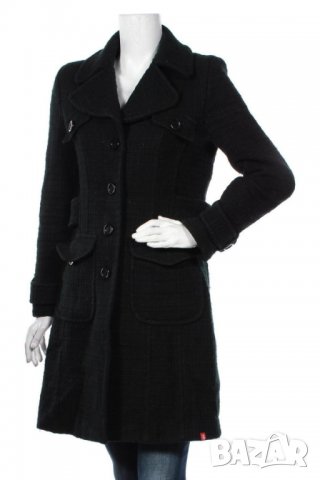 Черно дълго палто, С, снимка 1