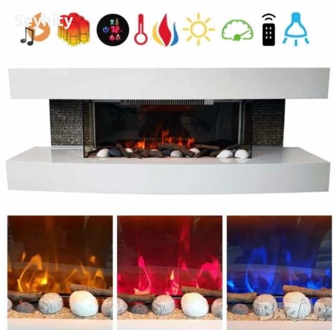 Елекртическа Камина, снимка 6 - Камини - 54210856