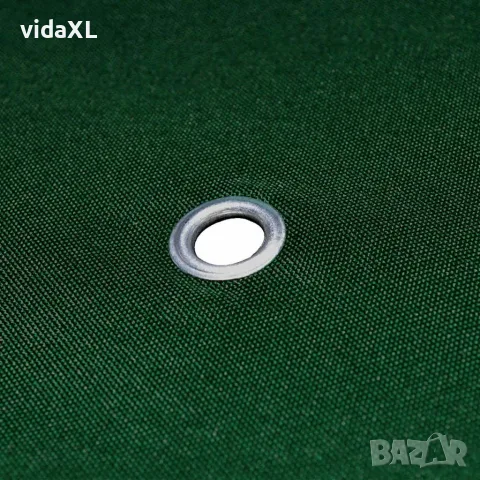 vidaXL Покрив за шатра, 310 г/м², 3x3 м, зелен, снимка 4 - Палатки - 56147628